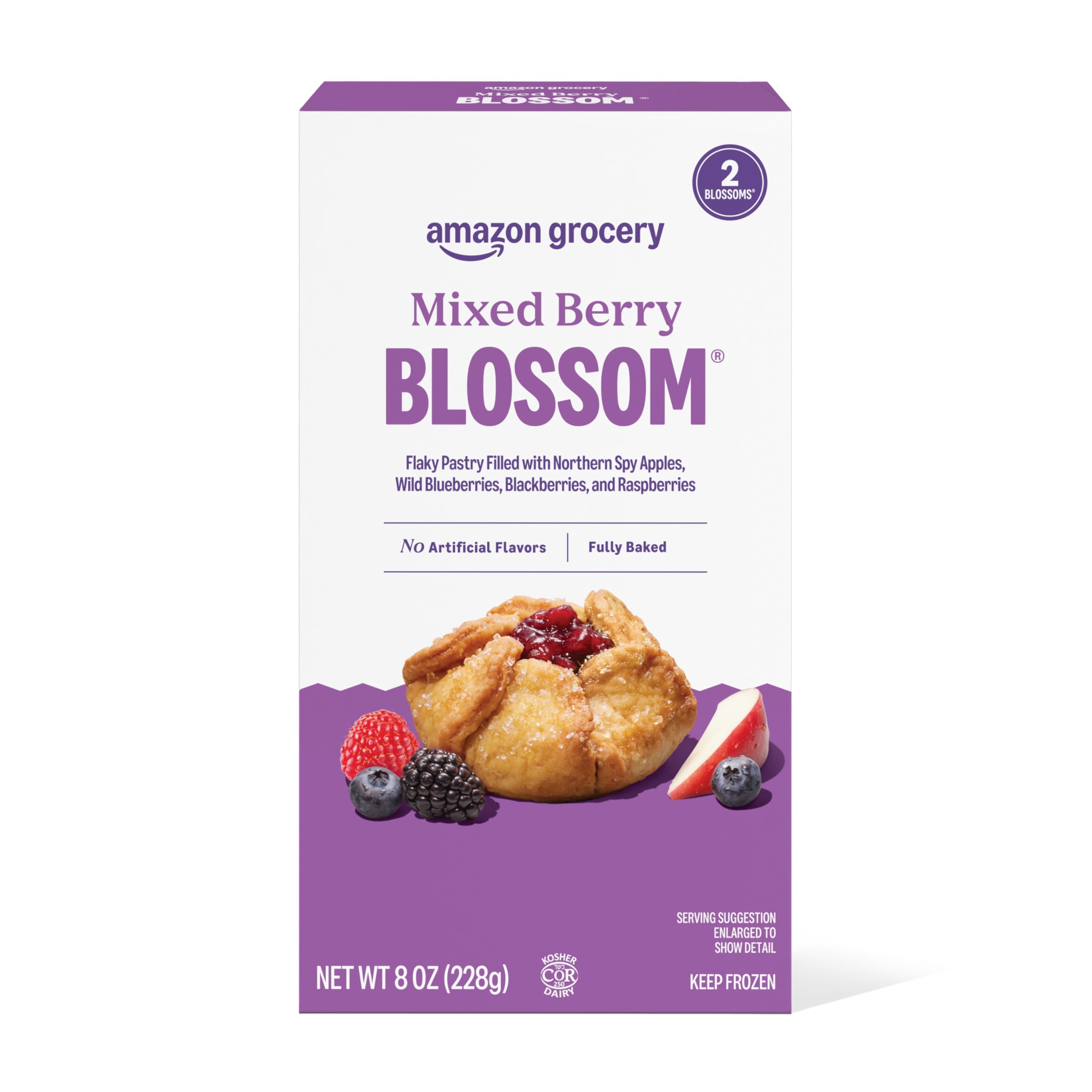 Amazon.com: Amazon Grocery, Mixed Berry Blossoms, 8 Oz : Grocery